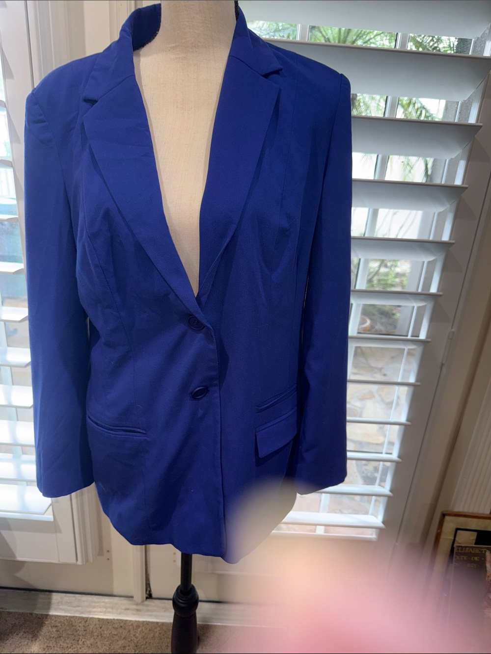 Monroe & Main Electric Blue Women's Blazer  size 14